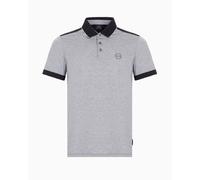 Giorgio Armani Exchange Men's Short Sleeve Polo Shirt Noir 1200 XL Male