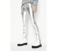 Giorgio Armani Exchange Metallic Skinny Jeans Argent 26 L32 Female
