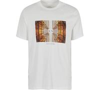 Giorgio Armani Exchange Scraper T Shirt OFF WHITE 1116 XL Male