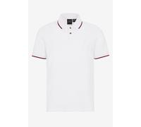 Giorgio Armani Exchange Tipped Pique Polo Shirt Blanc 1100 2XL Male