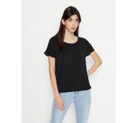 Giorgio Armani Exchange Women's Regular Fit T-Shirt Noir 10 (S) Female