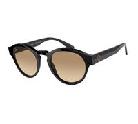 Giorgio Armani Femme AR8146 5875Q4 Lunettes de soleil Acétate Noir Marron Pantos Normale Sfumé