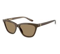 Giorgio Armani Femme AR8221 595753 Lunettes de soleil Acétate Marron Marron Cat Eye Normale