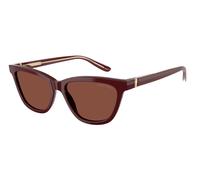 Giorgio Armani Femme Giorgio Armani AR8221 5955C5 Lunettes de soleil Acétate Rouge Rouge Cat Eye Normale