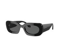 Giorgio Armani Femme Sunglass AR8182 - Couleur du Monture: Noir, Couleur de Lentille: Gris foncé