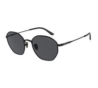 Giorgio Armani homme AR6150 300187 Des lunettes de soleil Métal Noir Gris Au carré Normale