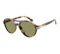 Giorgio Armani Homme AR8236U 623214 Lunettes de soleil Acétate Tortue Vert Ronde Normale