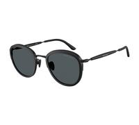 Giorgio Armani Homme Giorgio Armani AR6176 300187 Lunettes de soleil Métal Noir Gris Pantos Normale