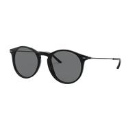 Giorgio Armani Homme Giorgio Armani AR8121 500187 Lunettes de soleil Acétate Noir Gris Pantos Normale