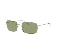 Giorgio Armani Homme Sunglass AR1512M - Couleur du Monture: Or pâle mat, Couleur de Lentille: Vert