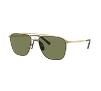 Giorgio Armani Homme Sunglass AR6110 - Couleur du Monture: Or pâle mat, Couleur de Lentille: Vert