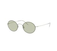 Giorgio Armani Homme Sunglass AR6115T - Couleur du Monture: Or Pâle, Couleur de Lentille: Vert clair