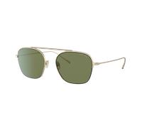 Giorgio Armani Homme Sunglass AR6124 - Couleur du Monture: Or pâle mat, Couleur de Lentille: Vert