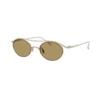 Giorgio Armani Homme Sunglass AR6172T - Couleur du Monture: Or pâle brossé, Couleur de Lentille: Vert Olive