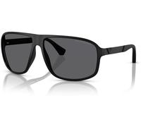 Emporio Armani Homme Sunglass EA4029 - Couleur du Monture: Noir mat, Couleur de Lentille: Gris Polarisé