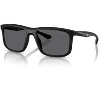Emporio Armani Lunettes de soleil EA 4234U (5001T3) Homme Noir Gris polarisé 57 mm