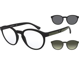 Giorgio Armani Lunettes de vue Emporio Armani EA 4152 (50421W) + Clip on Homme