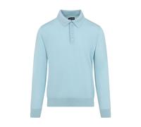 Giorgio Armani - Polo à manches longues - Homme - Pulls - Bleu - Taille: M