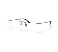 Giorgio Armani, unisex, Accessoires, Noir, Taille: 55 MM Monture Lunettes Matte Gunmetal AR 5124