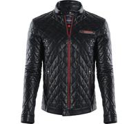 Giorgio di Mare Hommes vert veste en cuir matelassée 3XL