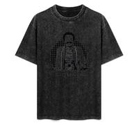 Giorgio Moroder Italo Disco Synthpop Legend Men and Women Vintage Washed Short Sleeve T-Shirt Streetwear Loose Casual Size L