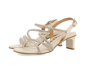 GIOSEPPO ARAPUA, Sandales pour femme, argent, 37 EU, argent métallique, 37 EU