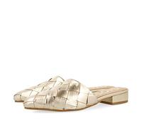 GIOSEPPO Babouches tressées Noires pour Femme Lika, Or, 38 EU