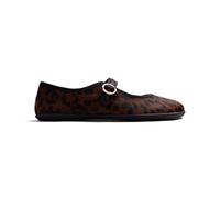 GIOSEPPO Ballerine Barefoot en Cuir avec imprimé léopard. Système Topper. Fermeture réglable Velcro. Garantit Une Marche Naturelle. Semelle intérieure Amovible. Semelle Fine, Flexible et légère. Bout