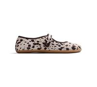 GIOSEPPO Ballerine Barefoot en Cuir avec imprimé Vache. Système Topper. Fermeture réglable Velcro. Garantit Une Marche Naturelle. Semelle Fine. Semelle Fine, Souple et légère. Bout Large. Drop zéro.