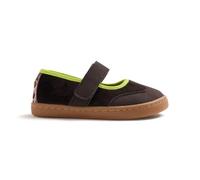 GIOSEPPO Ballerine Barefoot pour Fille, Couleur Marron, en Cuir, système Topper. Fermeture réglable Velcro. Garantit Une Marche Naturelle. Semelle intérieure Amovible. Semelle Fine, Souple et légère