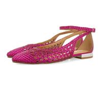 GIOSEPPO Ballerines Bleues tressées à Pointe Fine pour Femme, Fuchsia, 41 EU