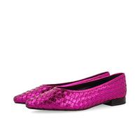 GIOSEPPO Ballerines Couleur Fuchsia en Peau tressée pour Femme eisgarn