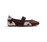 GIOSEPPO Ballerines de Sport en Cuir croûte de Cuir avec imprimé Vache. Semelle à Crampons. Fermetures réglables sur Le Dessus. Semelle rembourrée, Amovible et Respirante. Talon de 0,8 cm.