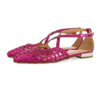 GIOSEPPO Ballerines en Cuir DE Couleur Fuchsia avec des Lacets pour Femme LESKOVIC