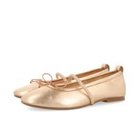 GIOSEPPO Ballerines en Cuir Rose DORÉ avec Strass pour Fille ET GARÇON DERJAN
