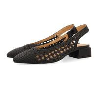 GIOSEPPO Ballerines en Cuir TRESSÉ Noir pour Femme PISKOVE