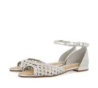 GIOSEPPO Ballerines Noires À Bout Ouvert en Cuir avec des Lacets ET Une Fermeture À Bracelet pour Femme Maupin