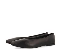 GIOSEPPO Ballerines Noires en Peau à Bout Fin pour Femme slagelse