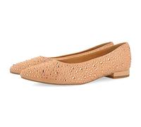 GIOSEPPO Ballerines Noires ornées de Strass pour Femme kannus
