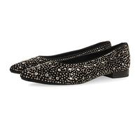 GIOSEPPO Ballerines Noires ornées de Strass pour Femme kannus