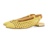 GIOSEPPO Ballerines TRESSÉES en Cuir Couleur Citron Vert pour Femme ARGIRITA