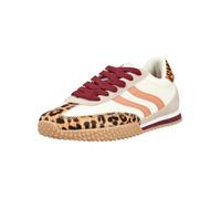 GIOSEPPO Baskets basses beige / lie de vin / blanc, Taille 38