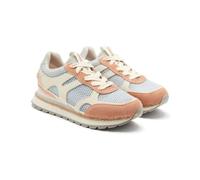 Chaussures compensées en Cuir et Maille Eddington, Gris, 37 EU