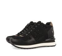 GIOSEPPO Baskets Off-White Monocolore pour Femme lellig avec Compensation intérieure, Noir, 41 EU