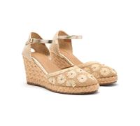 GIOSEPPO Bennett Sandales compensées type espadrilles pour femme, naturel, 38 EU, naturel, 38 EU