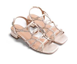 GIOSEPPO Bilice, Sangle en T Femme, Platine, 39 EU