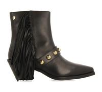 BOTTINES CUIR FRANGES ET CLOUS CLARKSVILLE