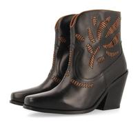 GIOSEPPO Bottines Cowboy Brodées Cuir RAJEC, Cuir, 39 EU