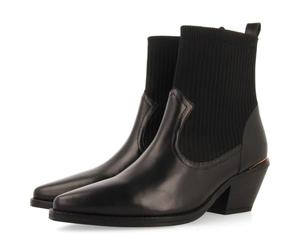 GIOSEPPO Bottines Cowboy DE Type Chaussette Talon en Cuir TAPOLCA