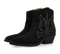 GIOSEPPO Bottines Cowboy Talon Cuir Daim LENZING